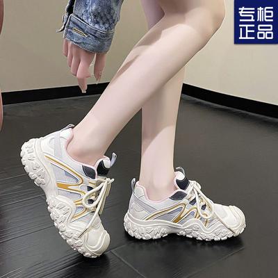 Popular Guochao Daddy Shoes 2025 New Summer Ins Trendy Retro and Versatile Casual Wear-resistant Sports Shoes