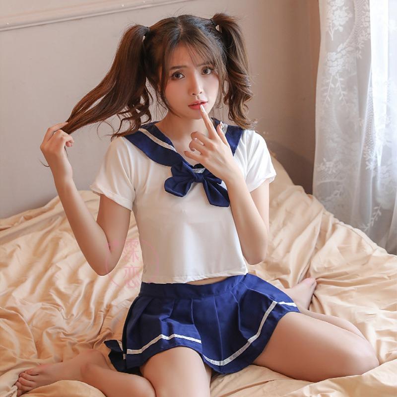 Sexy Lingerie Pure Campus School Girl Sex Uniform Cosplay Free Temptation Sex Lingerie Passion