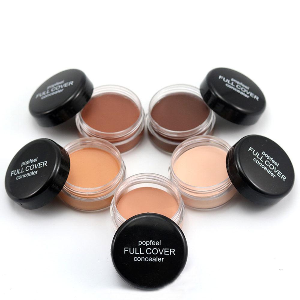 Popfeel Base Concealer Cream Face Cover Blemish Hide Dark Spot Blemish Eye Lip Contour Liquid Foundation