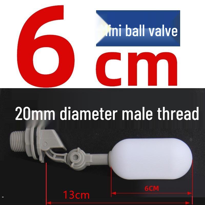 Полностью пластиковый поплавковый клапан автодолива для аквариума - Без металла, Без повреждений, Контроль уровня воды