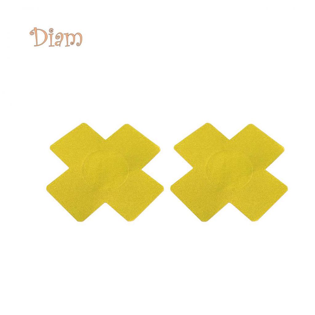 lollipops Sexy Self-Adhesive Breast Nipple Cover Bra Pasties Pad Cross Shape Stickers