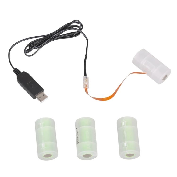 USB To LR14 C Battery Eliminators Replace Kit 5V To 6V Power Supply Converters 4 LR14 C Connect Cable