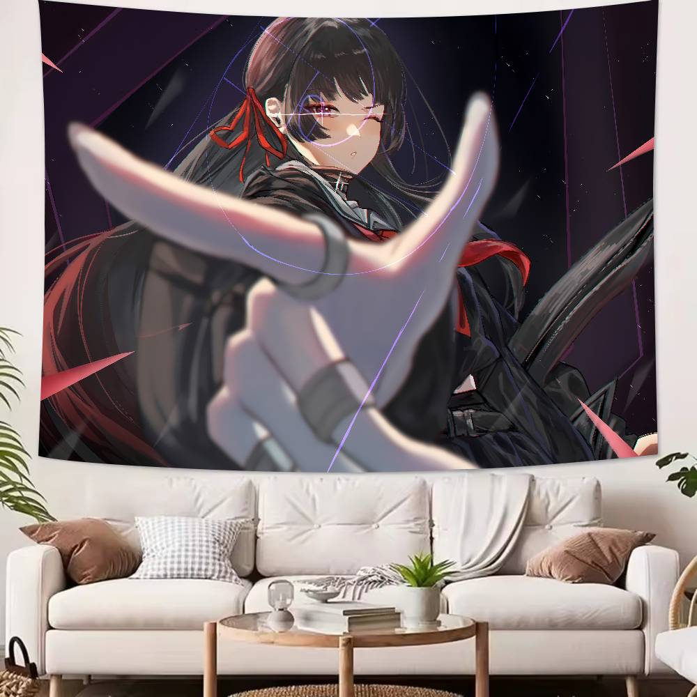 

Hot Pretty Girl Chisa Wuthering Wave GAMING Tapestry Wall Hanging Wall Rugs Dorm Decor Blanket Camping Decoration Tapestry 74x94cm(29x37in)