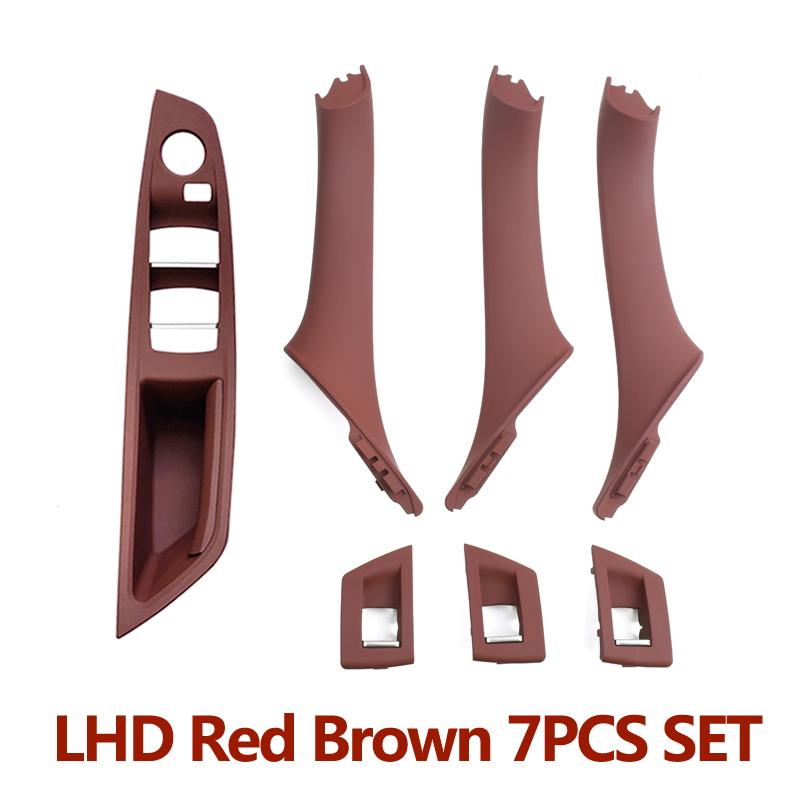 Left Hand Driver Interior Door Armrest Pull Handle Set For BMW 5 Series F10 F11 520i 523i 525i 528i 535i 2009-2016