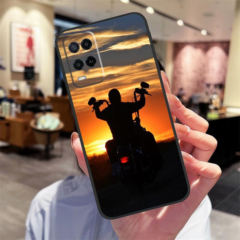 

Moto Bike Motocross Case For Oppo A40 A60 A80 A18 A38 A58 A78 A98 A16 A76 A96 A15 A17 A77 A74 A94 A54 A57S Cover For OPPO A15