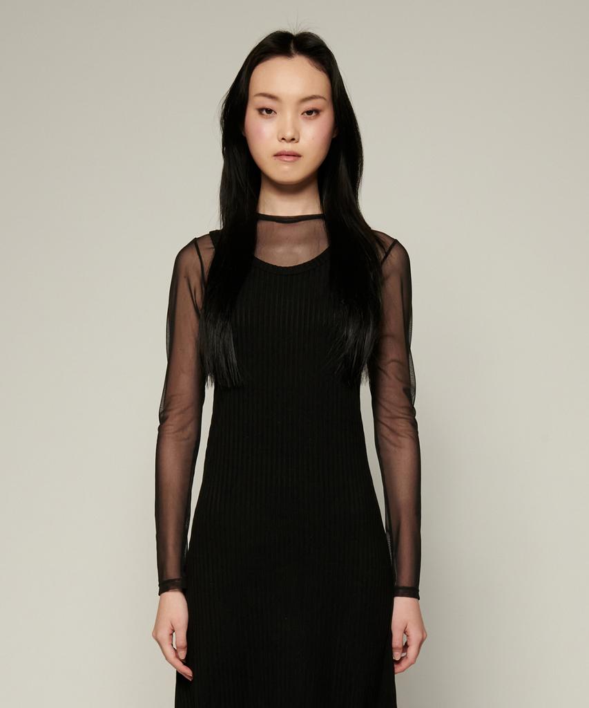 BOWLLOON Mesh T-Shirt (Black)