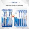Crest All-in-One Toothbrush 4-Pack & 3D White Toothpaste Bundle