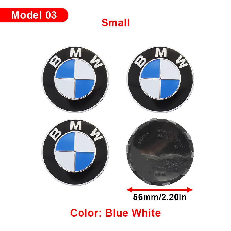 4Pcs 56mm 68mm Car Hub Cap Wheel Center Cap Emblem Badge Accessories For BMW G08 F15 F16 G20 E34 F94 F95 G30 G11 E46 F30 F40 F10