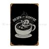 Death Metal Plaque Poster Living Room Party Garage Designing Garage Tin Sign Poster