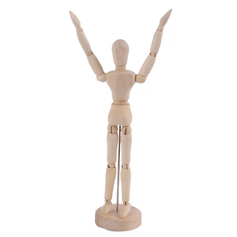 Holzpuppe Gelenkpuppe Modell Malerei Künstler Zeichnen Skizze Schaufensterpuppe