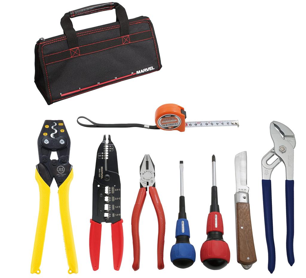 MARVEL Elektriker Geschicklichkeitstest Werkzeugset MDKS-17VA