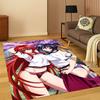 Anime High School DxD Sexy Girl Cartoon Carpet Rug for Bedroom Living Room Sofa Doormat Home Decor,Kid Game Area Rug Non-slip