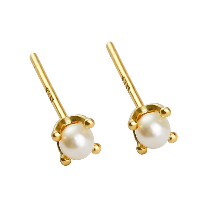Pearl Earrings for Women's New Trendy Earrings Small and Simple Temperament Earrings Cold Style