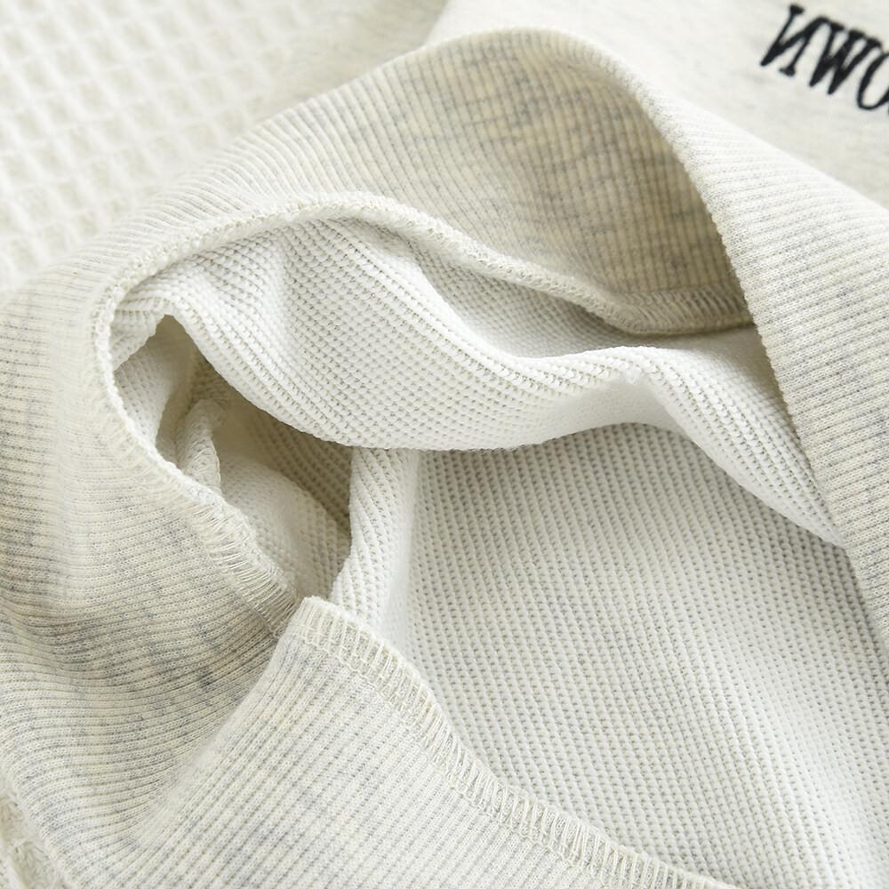 Girls Long Sleeved Suit Bear Leader 3-7 Years Grey Letter Print Hoodie + Pants Two-piece Sets TZ218