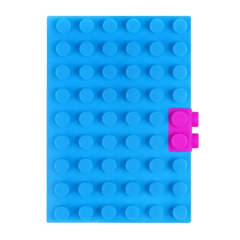 Creativo e divertente, blocchi da costruzione color caramella, morbido silicone, quaderno, carino, cancelleria per studenti, diari, libri, accessori per ufficio