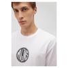 Mvjns Printed White T-shirt Loose Fit 0612155-620