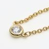 Used TIFFANY&Co. Necklace By the yard K18 yellow gold/diamond 1.8g Yellow Gold 1PD