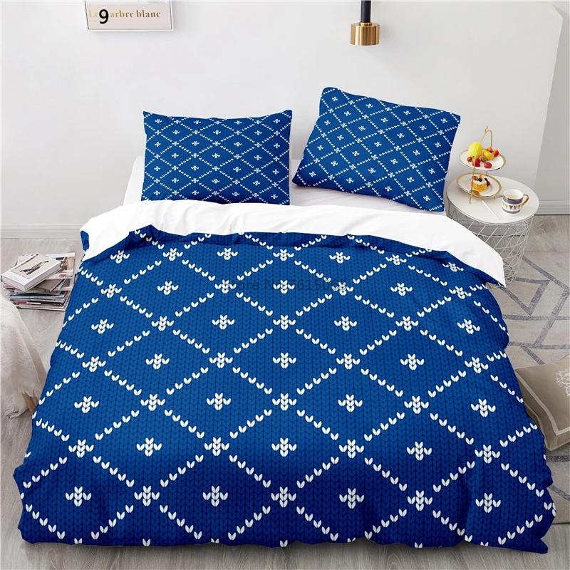 Fashion Nordic Printed 3d Bedding Set Duvet Cover Set Pillowcase Twin Full Queen King Size Bedclothes Bed Linen Drop Shipping
