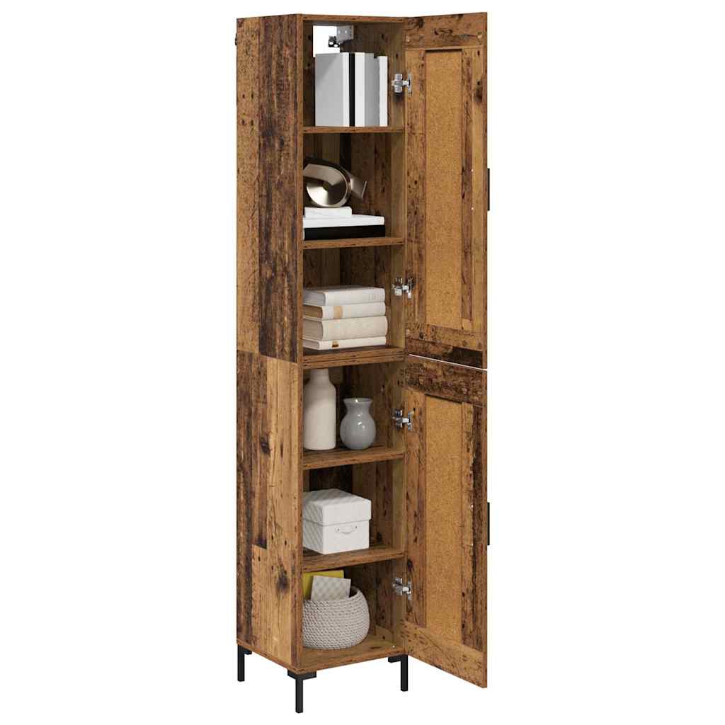 Highboard Reclaimed Wood 34.5 x 34 x 180 cm Particleboard