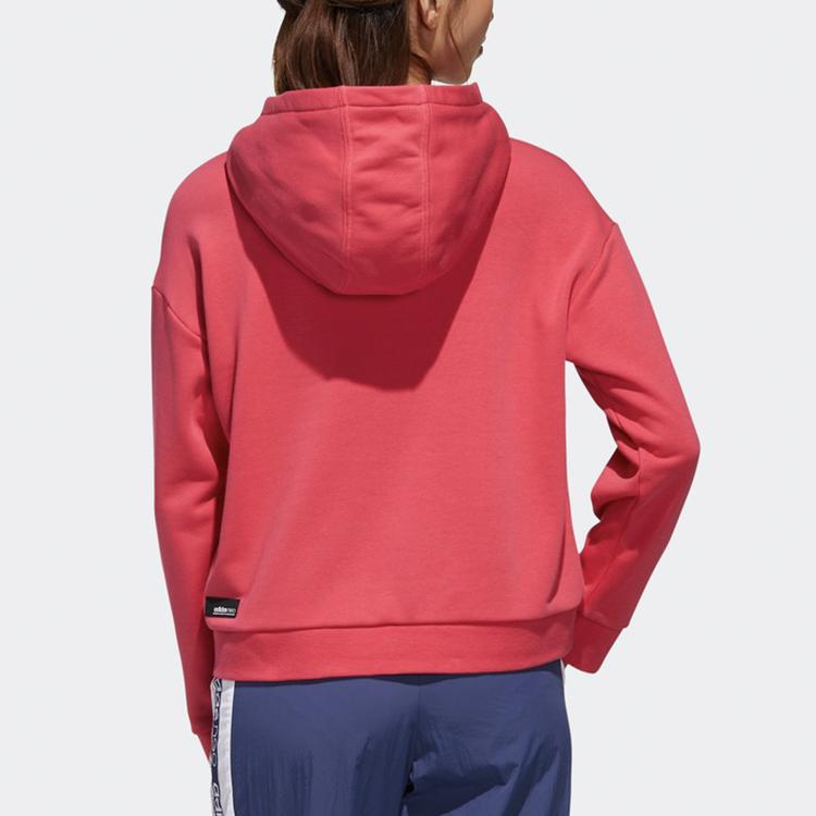 Adidas Neo Hooded Pullover Sweatshirt Women Tops Energy-Pink GQ1221