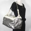 CHANEL Paris Biarritz Shoulder Bag A34206 One Belt Matelasse Silver Coated canvas Women Used