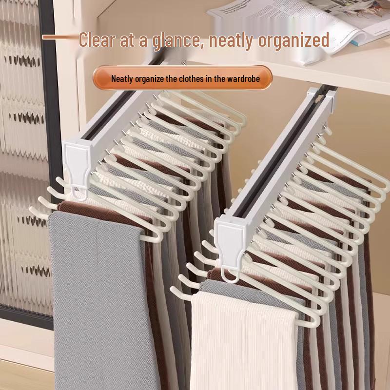 Goose-Shaped Non-Slip Rust-Proof Pant Hanger: Thickened, Space-Saving, and Durable Wardrobe Organizer