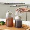 Squeeze Oil Bottle with Automatic Open Close Function for Efficient Home Seasoning Use