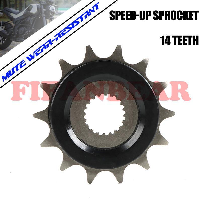 14T Drive Sprocket for Benelli BN251 TRK251 Leoncino 250 TNT25 ABS Euro 4 2016-2025 520-14T Silent Durable Engine Sprocket
