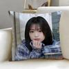 popular idol Ahyeon Cushion Cover Soft  EasyWash Pillow Case  Versatile for Couch Bed Travel and Office