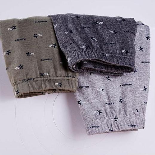 Men's Plus Size Patterned Cotton Boxer Shorts with Comfortable Waistband - Available In 1 or 5 Pcs