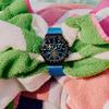 Swatch NEW IRONY CHRONO MOMENTS IN BLUE Wristwatch, YVB100, Men's, Blue