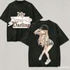 My Anime T-shirt Marin Printed Vintage Washed Oversized Streetwear Summer Cotton Tees Clothes Men Clothing