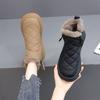 Popular side zipper thick-soled snow boots short boots 2025 winter new piled thickened boots high-top cotton shoes