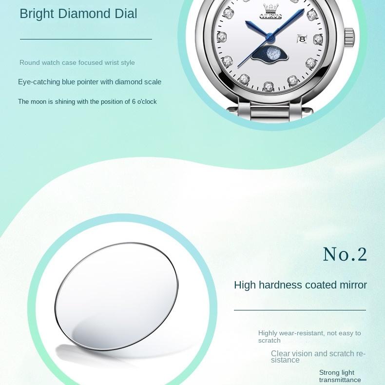 OLEVS Montres Montres à quartz fines Montres femme Montres femme