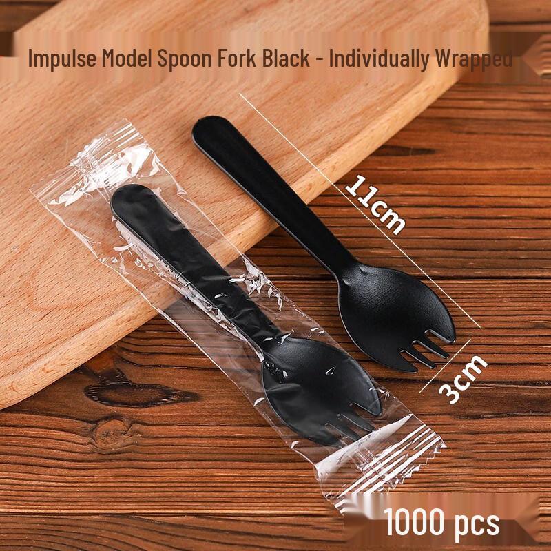 ZISIZ Disposable Plastic Spork