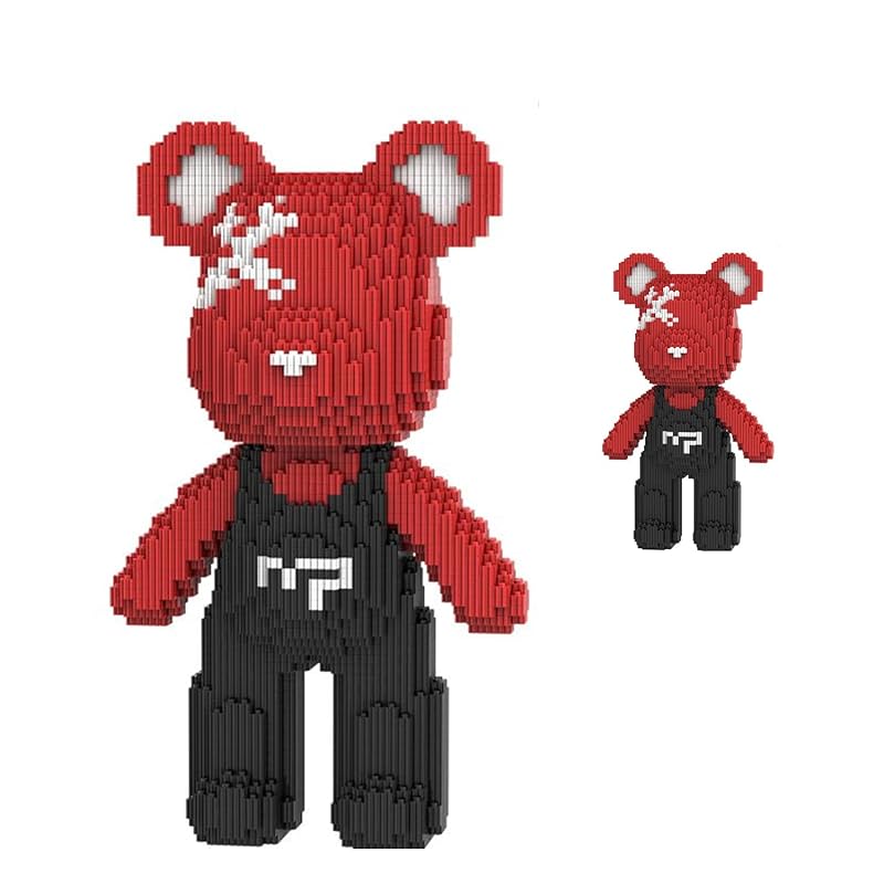 

Bear Toy, Birthday Gift, Educational Gift, Trendy Decor, Cool Gift, Building Blocks, Family Bonding (Type 9) [Item]