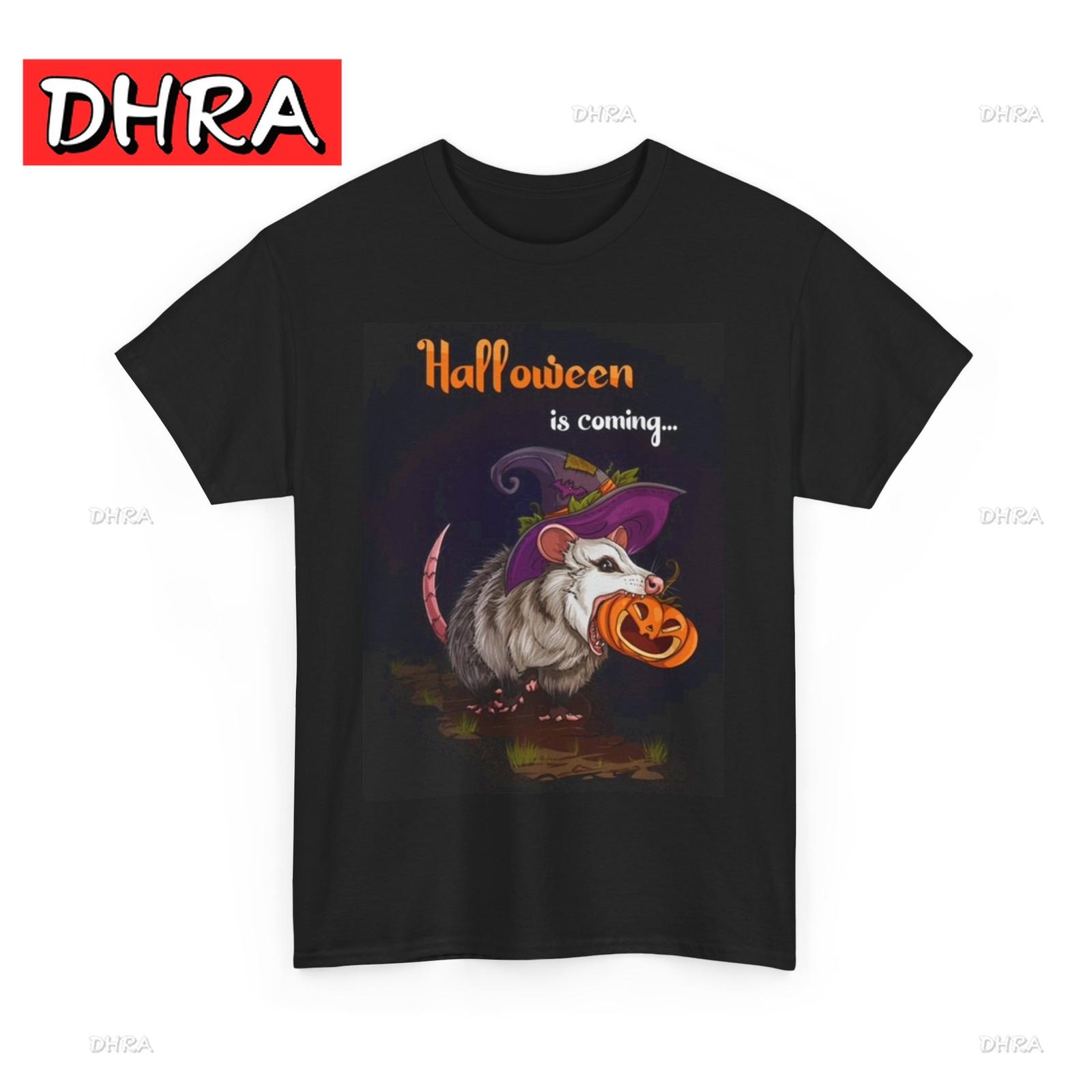 Opossum Witch Halloween Pumpkin T-shirt M
