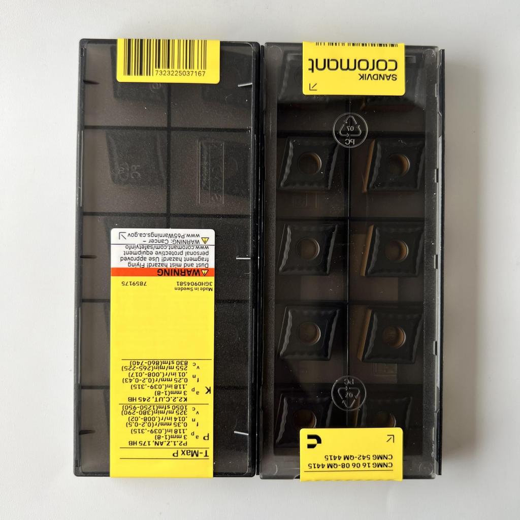 Sandvik / CNMG160608-QM 4415 / Original Swedish Hard Alloy Blade 10 Pcs