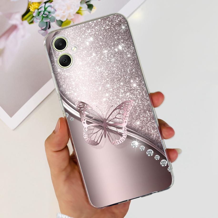 For Samsung Galaxy A05 A05S Case A055F A057F Phone Back Cover Fashion Butterfly Soft Silicone For Samsung A05 2023 A 05 S Fundas