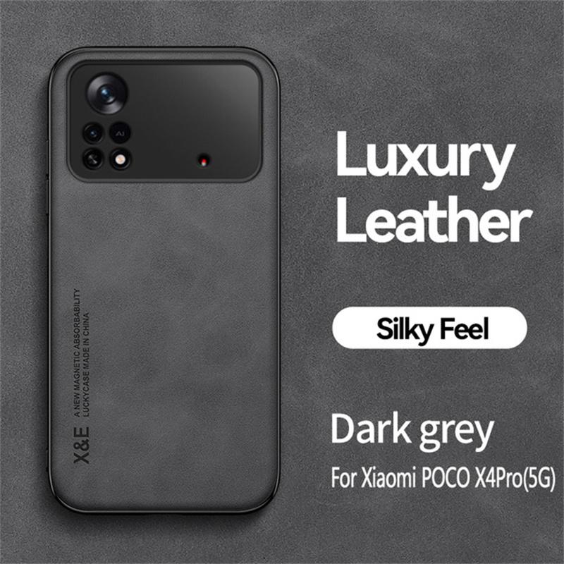 For Xiaomi Poco M4 Pro 4G Leather Magnetic Shockproof Phone Case For Poco Poko Pocco Little M4Pro M 4 Pro 4Pro M4 Pro Back Cover