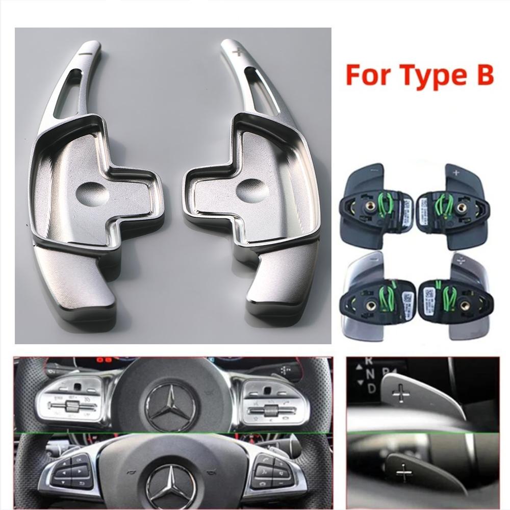 

Car Steering Wheel Paddle Shifter Gear Shift Extension For Mercedes-Benz A Class W177 Sedan V177 B C E Class W205 W246 W213 Gla