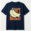 Unisex Tropical Tshirt Thats Bananas Single Pastel Banana Cotton Tee Cute Summer Fruit Graphic Short Sleeve Casual Tops