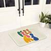 Abstract Modern Style Anti-slip Doormat Floor Mat Carpet Rug for Kitchen Entrance Home Bathroom Living Room Footpad Mats