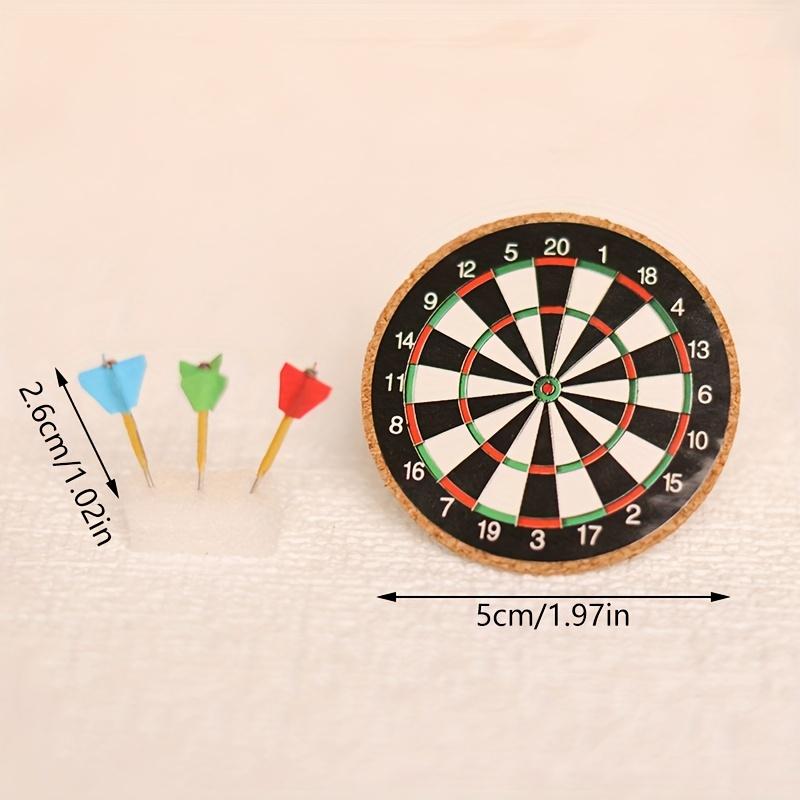 Miniature Dollhouse Dartboard Frisbee OB11 Blythe Scale Sports Model Accessories Realistic Tiny Indoor Decor Collectible Mini Sports Equipment