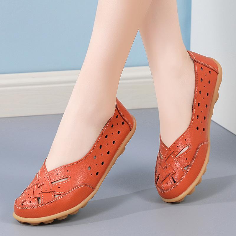 

Женские летние туфли Hollow Bag Head Mother Shoes 46