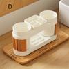 Bathroom Toothbrush Toothpaste Shelf Advanced All-In-One Toothbrush Single/Double Mouthwash Cup Bathroom Wash Set Cup Holder