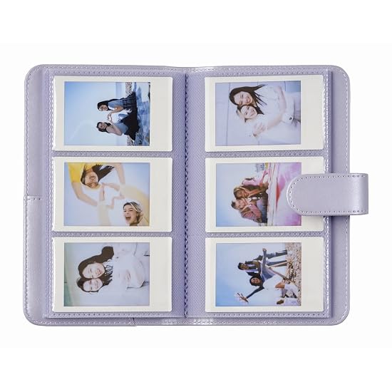 FUJIFILM Album for INSTAX Mini Film, Holds 108 Photos, INSTAX Mini 13 Album, Purple