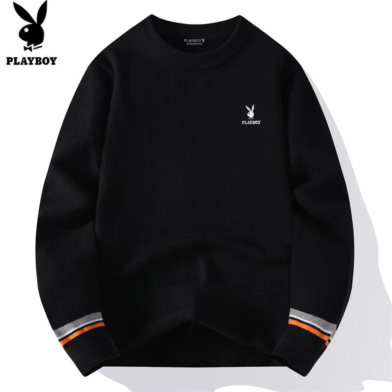 PLAYBOY Men s Shirt Collar Knit Sweater M