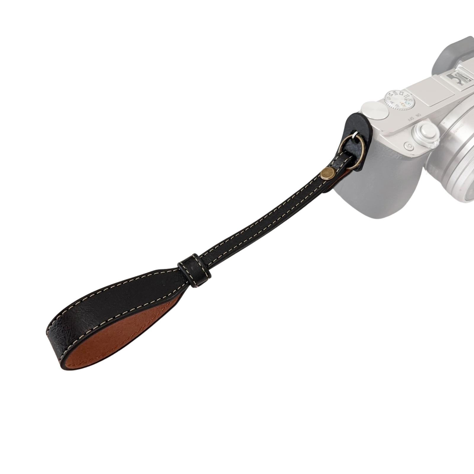 

Універсальний браслет для фотоапарата Синтетичний шкіряний ремінець для браслета для фотоапарата Заміна ремінця чорний