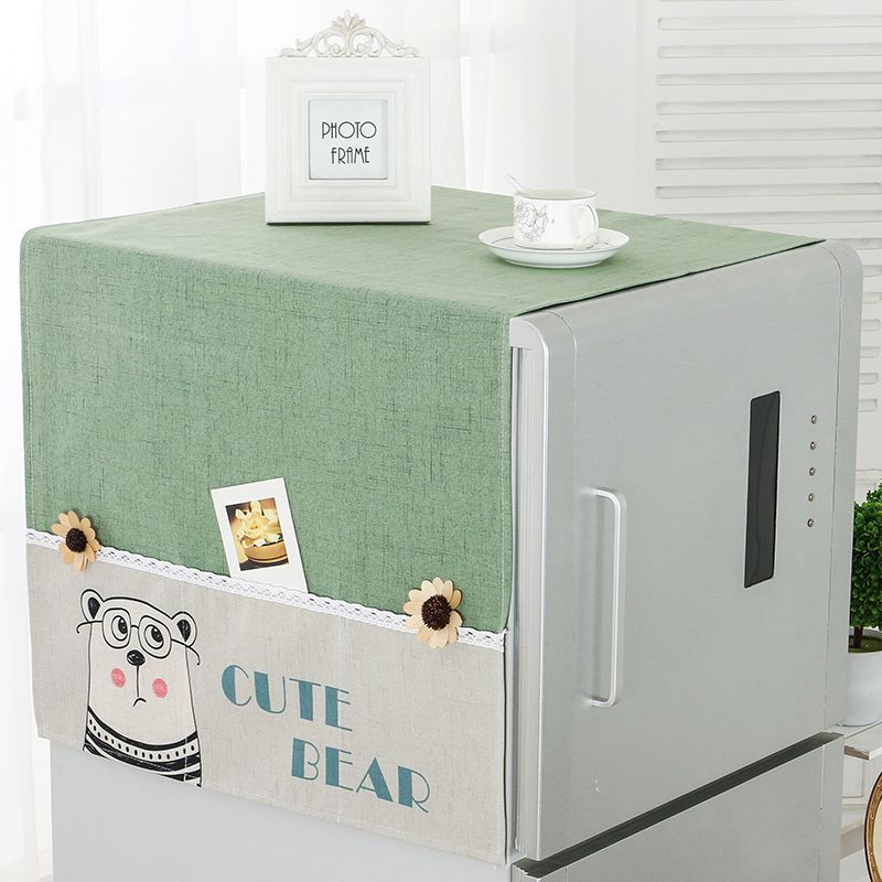 

Fresh Storage Microwave Oven Color Roller Refrigerator Cover Cloth Nifty Bear Microwave oven/oven 35*100cm